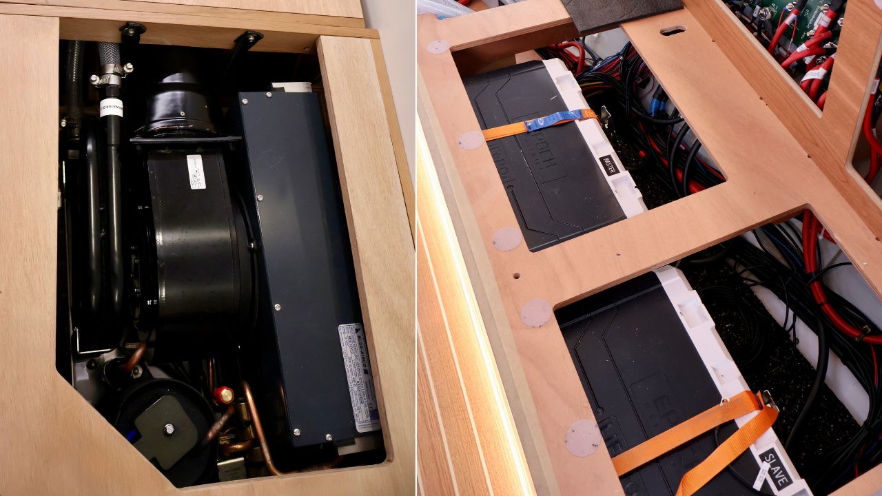 Klimaanlage und Lithium Batterien