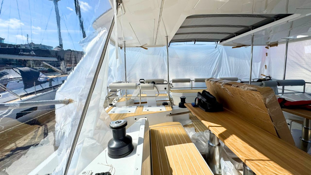 Muster auf der Segelyacht