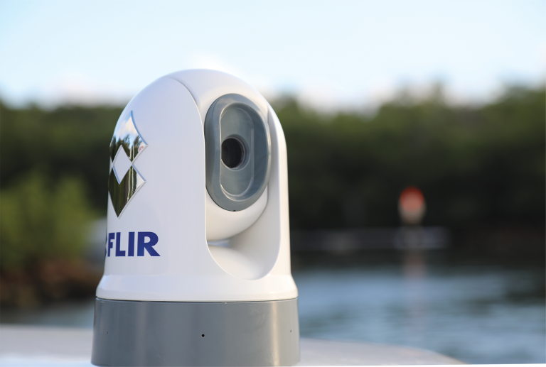 Photo of an IP thermal imaging camera
