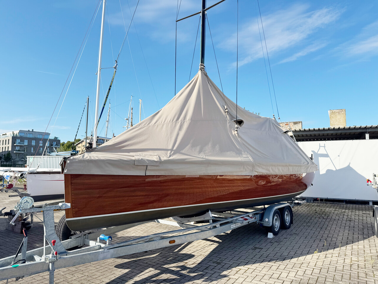 Eine Plane für den Winter